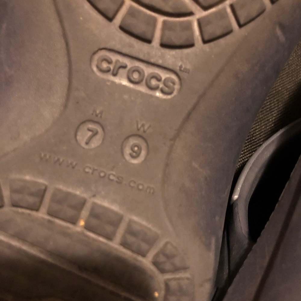 CROCS Dark Gray & Blue Footwear - Picture 5 of 5